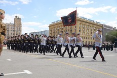 Курсанты Волгоградской академии МВД России на Параде Победы 9 мая в г.Волгограде