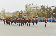 Сирохин И.Н. - УВБ - ШАГАЮТ  КУРСАНТЫ ВЗВОДА ПОЧЕТНОГО КАРАУЛА